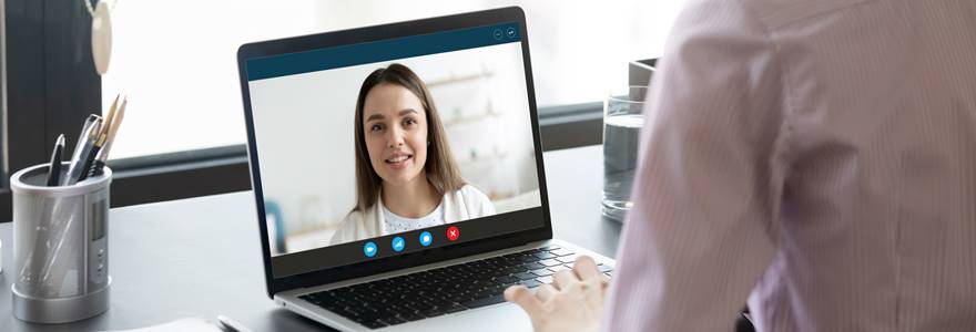 Sessão de coaching online