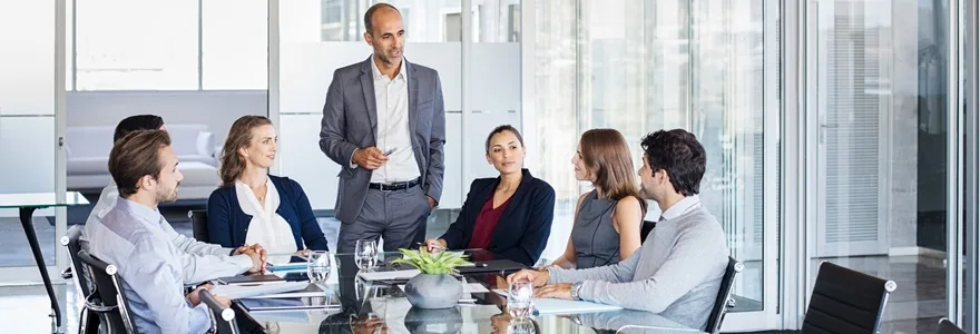 Human,Resource,Manager,Training,People,About,Company,And,Future,Prospects.