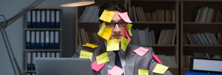 Businessman,Staying,Late,To,Sort,Out,Priorities