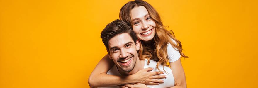 Image,Of,Lovely,Couple,Having,Fun,While,Man,Piggybacking,His